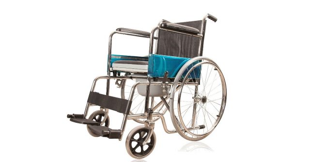 Seniors Commode Foldable Wheelchair India